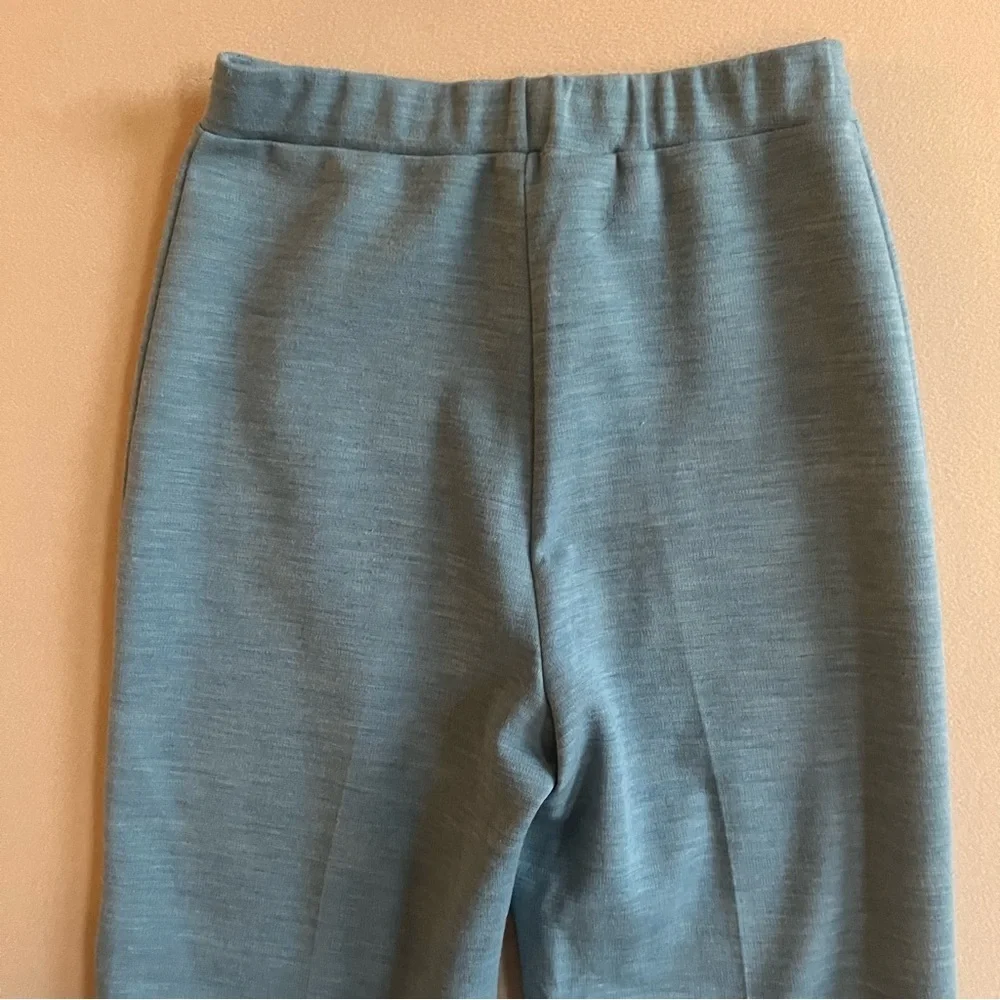 Glenayr Kitten Blue Wool‎ Blend Straight Leg Pants Size 10